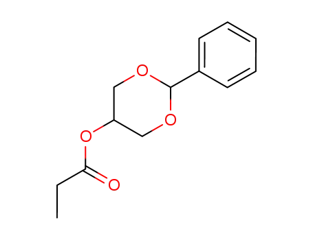 Molecular Structure of 98128-82-6 (5-propionyloxy-2-phenyl-[1,3]dioxane)