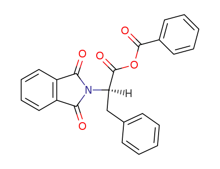 benzoic acid-(<i>N</i>,<i>N</i>-phthaloyl-D-phenylalanine)-anhydride
