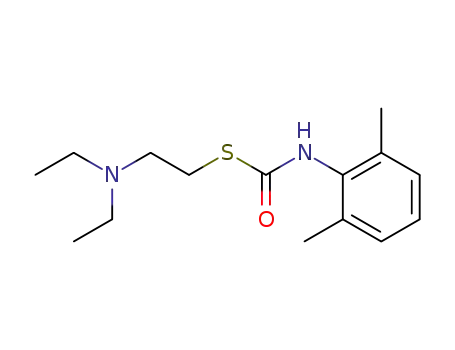 (2,6-dimethyl-phenyl)-thiocarbamic acid <i>S</i>-(2-diethylamino-ethyl ester)