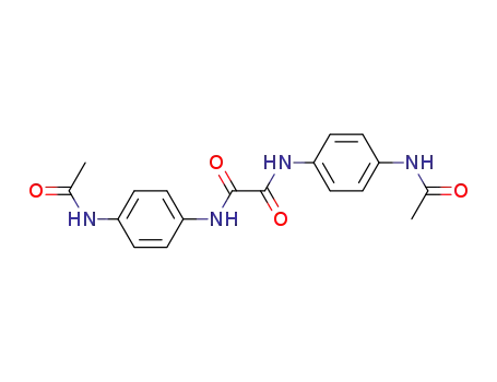 Molecular Structure of 21022-40-2 (<i>N</i>,<i>N</i>'-bis-(4-acetylamino-phenyl)-oxalamide)