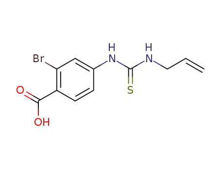 4-(<i>N</i>'-allyl-thioureido)-2-bromo-benzoic acid