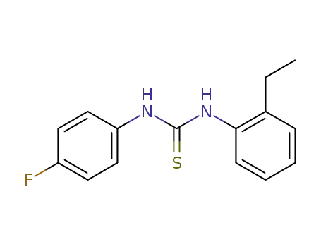 <i>N</i>-(2-ethyl-phenyl)-<i>N'</i>-(4-fluoro-phenyl)-thiourea