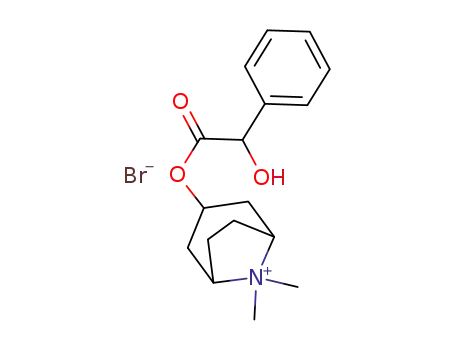 3-mandeloyloxy-8,8-dimethyl-nortropanium; bromide