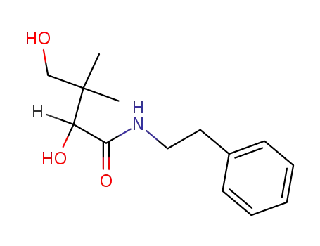 Molecular Structure of 101776-81-2 (<i>N</i>-phenethyl-DL-pantamide)