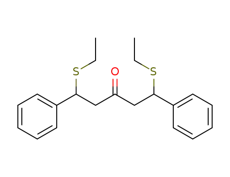Molecular Structure of 10604-73-6 (1,5-bis-ethylsulfanyl-1,5-diphenyl-pentan-3-one)