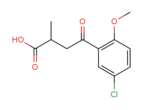 4-(5-chloro-2-methoxy-phenyl)-2-methyl-4-oxo-butyric acid