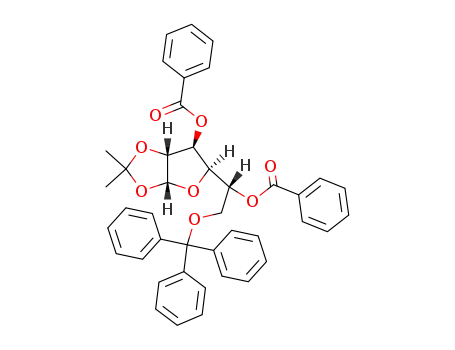 <i>O</i><sup>3</sup>,<i>O</i><sup>5</sup>-dibenzoyl-<i>O</i><sup>1</sup>,<i>O</i><sup>2</sup>-isopropylidene-<i>O</i><sup>6</sup>-trityl-α-D-glucofuranose