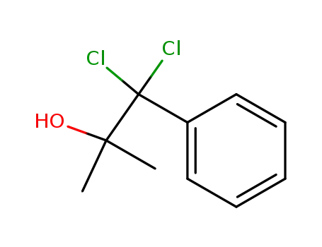 Molecular Structure of 4773-52-8 (1,1-dichloro-2-methyl-1-phenyl-propan-2-ol)