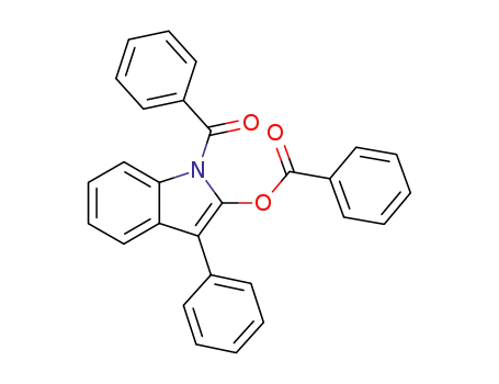 1-benzoyl-2-benzoyloxy-3-phenyl-indole