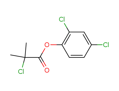 Molecular Structure of 102541-44-6 (α-chloro-isobutyric acid-(2,4-dichloro-phenyl ester))