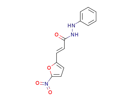 Molecular Structure of 6200-75-5 (3<i>t</i>-(5-nitro-[2]furyl)-acrylic acid-(<i>N'</i>-phenyl-hydrazide))