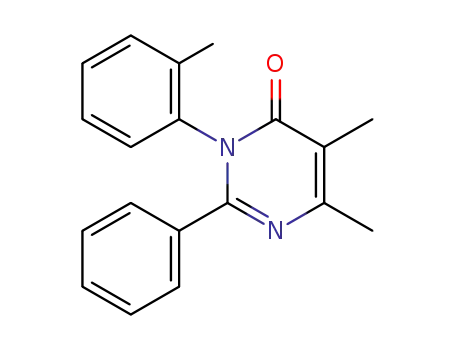 5,6-dimethyl-2-phenyl-3-<i>o</i>-tolyl-3<i>H</i>-pyrimidin-4-one