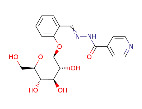 isonicotinic acid-(2-β-D-glucopyranosyloxy-benzylidenehydrazide)
