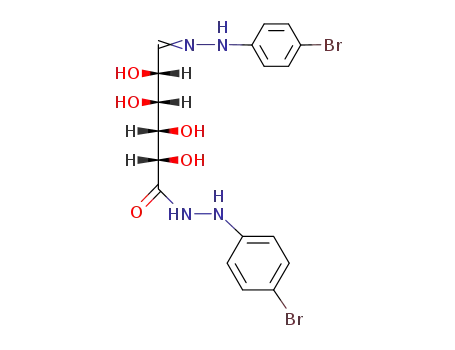 6-(4-bromo-phenylhydrazono)-6-deoxy-D-mannonic acid-(4-bromo-phenylhydrazide)