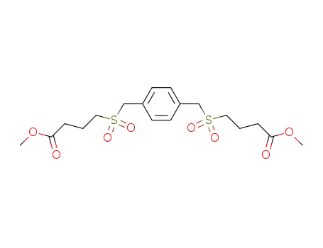 4,4'-<i>p</i>-xylylenedisulfonyl-di-butyric acid dimethyl ester