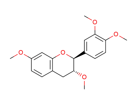 (2<i>S</i>)-2<i>r</i>-(3,4-Dimethoxy-phenyl)-3<i>t</i>,7-dimethoxy-chroman