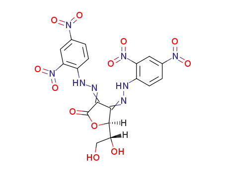 D-<i>erythro</i>-2,3-bis-(2,4-dinitro-phenylhydrazono)-4,5,6-trihydroxy-hexanoic acid-4-lactone