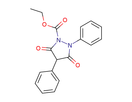 3,5-dioxo-2,4-diphenyl-pyrazolidine-1-carboxylic acid ethyl ester