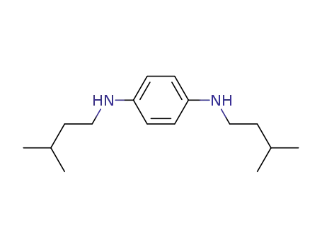 Molecular Structure of 34561-23-4 (N,N-bis(3-methylbutyl)benzene-1,4-diamine)