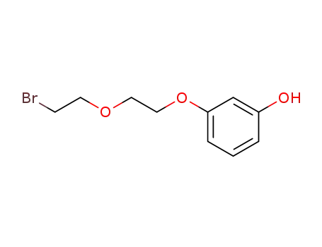 Molecular Structure of 400755-87-5 (3-[2-(2-bromo-ethoxy)-ethoxy]-phenol)