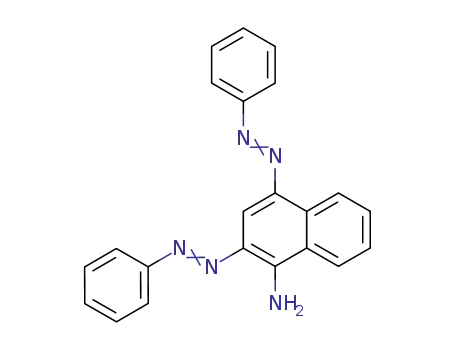 Molecular Structure of 17804-20-5 (1-Naphthalenamine, 2,4-bis(phenylazo)-)