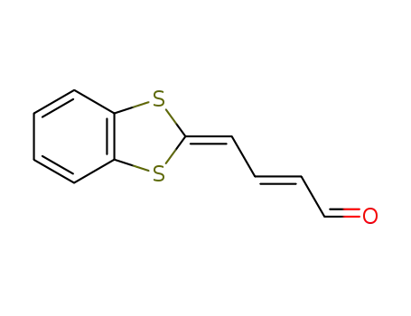 Molecular Structure of 181296-27-5 ((2E)-4-(1,3-Benzodithiol-2-yliden)but-2-enal)