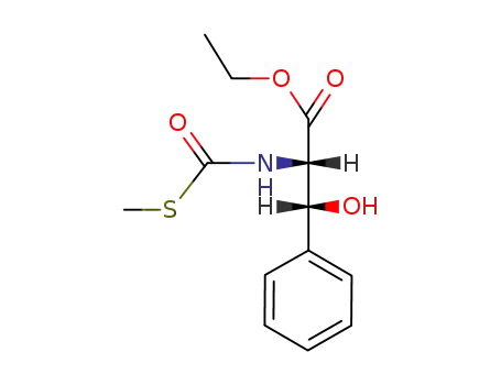 (2<i>RS</i>,3<i>SR</i>)-3-hydroxy-2-methylsulfanylcarbonylamino-3-phenyl-propionic acid ethyl ester