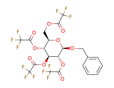 benzyl-(tetrakis-<i>O</i>-trifluoroacetyl-β-D-glucopyranoside)