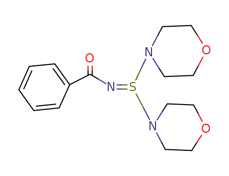 Morpholine, 4,4'-(benzoylsulfinimidoyl)bis-