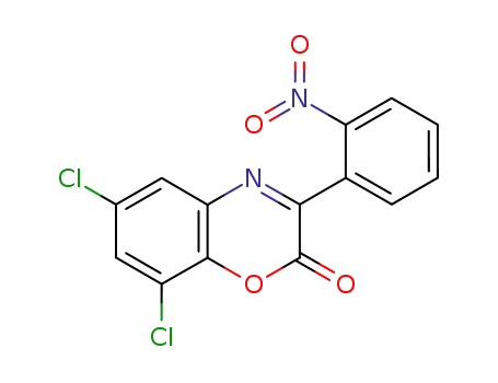 6,8-dichloro-3-(2-nitro-phenyl)-benzo[1,4]oxazin-2-one