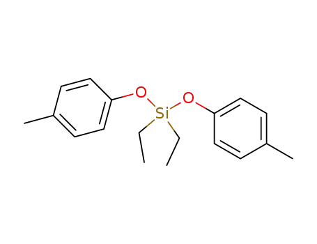Silane, diethylbis(4-methylphenoxy)-