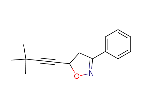 5-(3,3-dimethyl-but-1-ynyl)-3-phenyl-4,5-dihydro-isoxazole