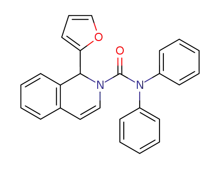 Molecular Structure of 38464-53-8 (1-furan-2-yl-1<i>H</i>-isoquinoline-2-carboxylic acid diphenylamide)