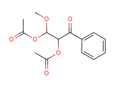 β-Methoxy-α.β-diacetoxy-propiophenon