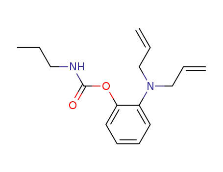 Carbamic acid, propyl-, 2-(di-2-propenylamino)phenyl ester