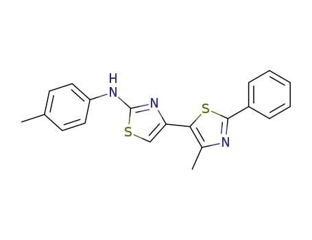 (4'-methyl-2'-phenyl-[4,5']bithiazolyl-2-yl)-<i>p</i>-tolyl-amine