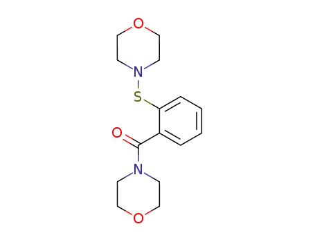 Molecular Structure of 30757-72-3 (4-(2-morpholin-4-ylsulfanyl-benzoyl)-morpholine)