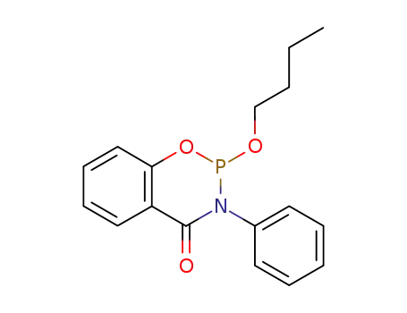 2-butoxy-3-phenyl-2,3-dihydro-benzo[<i>e</i>][1,3,2]oxazaphosphinin-4-one