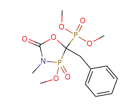 (5-benzyl-4-methoxy-3-methyl-2,4-dioxo-4λ<sup>5</sup>-[1,3,4]oxazaphospholidin-5-yl)-phosphonic acid dimethyl ester