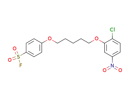 4-[5-(2-Chloro-5-nitro-phenoxy)-pentyloxy]-benzenesulfonyl fluoride