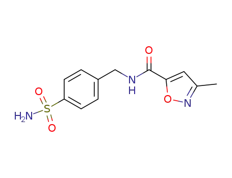 3-methyl-isoxazole-5-carboxylic acid 4-sulfamoyl-benzylamide