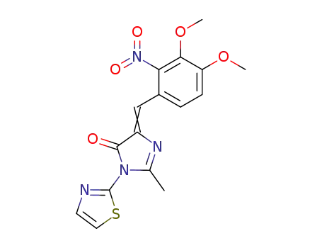5-(3,4-dimethoxy-2-nitro-benzylidene)-2-methyl-3-thiazol-2-yl-3,5-dihydro-imidazol-4-one