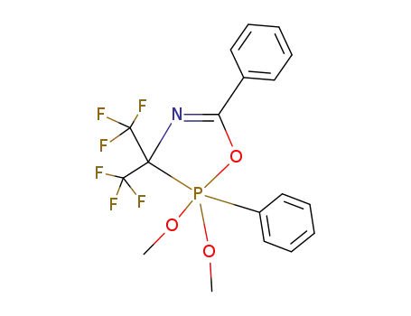 2,2-dimethoxy-2,5-diphenyl-3,3-bis-trifluoromethyl-2,3-dihydro-2λ<sup>5</sup>-[1,4,2]oxazaphosphole