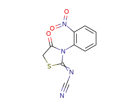 Cyanamide, [3-(2-nitrophenyl)-4-oxo-2-thiazolidinylidene]-