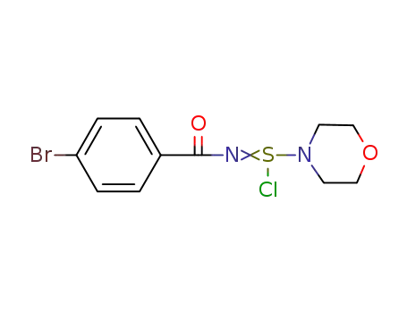 <i>N</i>-(4-bromo-benzoyl)-morpholine-4-sulfinimidoyl chloride