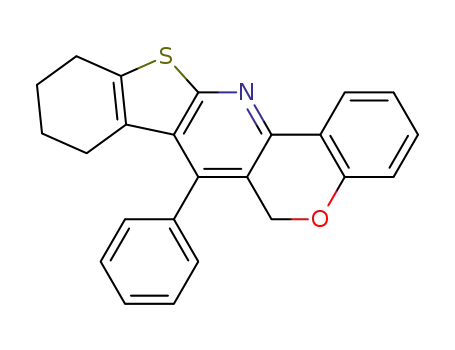 7-phenyl-8,9,10,11-tetrahydro-6<i>H</i>-benzo[4,5]thieno[2,3-<i>b</i>]chromeno[3,4-<i>e</i>]pyridine