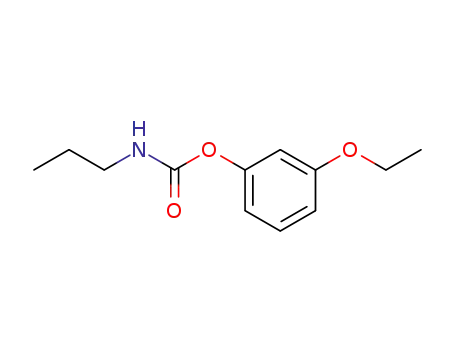 Molecular Structure of 60309-60-6 (Propyl-carbamic acid 3-ethoxy-phenyl ester)