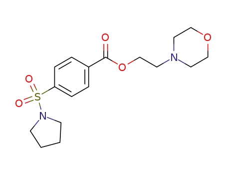 4-(pyrrolidine-1-sulfonyl)-benzoic acid 2-morpholin-4-yl-ethyl ester