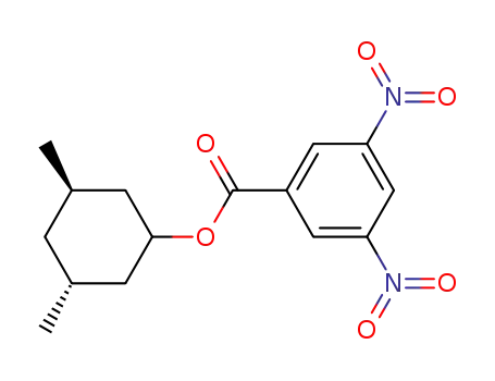 (+/-)-3.5-dinitro-benzoic acid-(3<i>r</i>.5<i>t</i>-dimethyl-cyclohexyl ester)