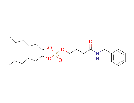 Dihexyl-(γ-benzylcarbamoyl-propyl)-phosphat